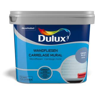 Dulux 5280691 Fresh up Wandfliesen Farbe 750 ml Denim Blue Satin Renovieren Innen