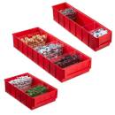 Allit ProfiPlus ShelfBox 300B rot Regal-Industriebox Kleinteilebox Box 456531