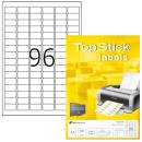 TopStick 30,5x16,9 mm Klebeetiketten Labels A4 100 Blatt...