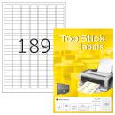 TopStick 25,4x10 mm Klebeetiketten Labels A4 100 Blatt...