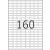 TopStick Nr. 8791 Klebeetiketten Label 100 Blatt A4 Blanko 22x12 mm