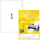 TopStick Nr. 8719 Klebeetiketten Label 100 Blatt A4 Blanko 200x297 mm