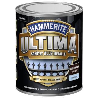 Hammerite ULTIMA Metallschutzlack Rost 750 ml glänzend Schokoladenbraun RAL 8017