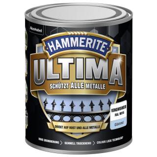 Hammerite ULTIMA Metallschutzlack Rost 750 ml glänzend Verkehrsweiß RAL 9016