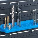 Allit StorePlus Set P 55 PP Endloswand mit Werkzeughalter Haken und Sichtboxen aus Kunststoff