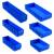 Allit ProfiPlus ShelfBox 300/ 400/ 500 S/B blau Industrie Regal Kleinteilebox