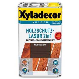 Xyladecor Holzschutzlasur Nussbaum 750 ml Außen Imprägnierung Holzschutzmittel