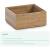 Zeller 13330 Ordnungsbox 15 x 15 x 7 cm Bamboo Holzkiste Allzweckkiste Holzbox