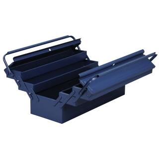 Allit McPlus Metall 5/57 Werkzeugkasten Koffer blau Universalkoffer leer Leerkoffer Werkzeug Kiste