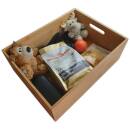 Zeller Aufbewahrungskiste Bambus Allzweckbox Holzkiste Spielzeug Büro Haushalt 40x30x14 cm 13341
