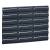 Allit ProfiPlus Endless 27 schwarz Endloswand Werkzeugwand für Wandmontage von Sichtboxen 457080