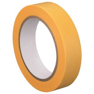 Washi Tape Gold Premium 50m Abklebeband Reispapierband Temperaturbeständig Lackieren Dünn Nassfest 25 mm