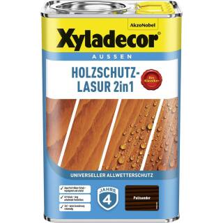 Xyladecor Holzschutzlasur Palisander 4 l Außen Imprägnierung Holzschutzmittel