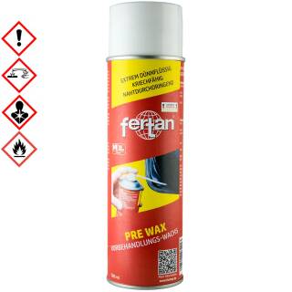 Fertan Prewax Vorbehandlungswachs 500 ml Spray mit Sonde KFZ-Karosserie Wachs für Falze, Hohlräume und Schweller