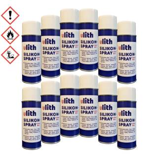 12x Ulith Silikonspray 400 ml Imprägnierung Gleitmittel Schmiermittel Schutzmittel