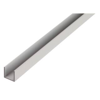 ALBERTS U-Profil Aluminium natur 1000x15x20 mm Materialstärke 1,5 mm lichte Breite 12 mm