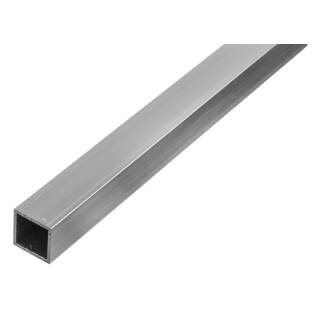 ALBERTS Vierkantrohr Vierkantprofil Aluminium natur 1000x15x15 mm Materialstärke 1 mm