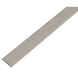ALBERTS Flachprofil Aluminium edelstahldesign dunkel 1000x25x2 mm Materialstärke 2 mm