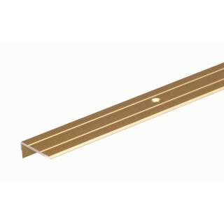 ALBERTS Treppenkanten Schutzprofil Aluminium goldfarbig eloxiert 1000x24,5x10 mm