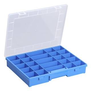 Allit EuroPlus Basic 37/25 Sortimentskasten blau Aufbewahrungsbox 37x29,5x6 cm