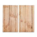 Zeller Herdabdeck-/Schneideplatten-Set Wood 30x52 cm
