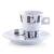 Zeller Espresso-Set Tassen Coffee style 8-teilig Porzellan