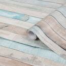 Geprüfte Retoure d-c-fix Klebefolie Rio Ocean Buntes Holz Möbelfolie Selbstklebend Dekor 200 x 45 cm