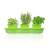Kr&auml;utergarten Minigarden Tischblumenkasten mit Untersetzer 60cm Farbe T&uuml;rkis