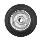 Vollgummi-Rad Stahlfelge schwarz pannensicher Reifen Räder verschiedene Größen