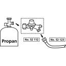 CFH Druckregler 3/8" / 2,5 bar für 5/11/33 kg Gas-Regler mit Schlauchbruchsicherung DR112