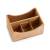 Zeller Ordnungsbox Holzkiste Aufbewahrung Fächer Schminke Stifte Bad Büro Haushalt ca. 25x18x12 cm Bambus 13336