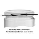 Twist-Off Deckel Weiß Esbo-reduziert 100 Stk. Schraubdeckel Gläser Ersatzdeckel