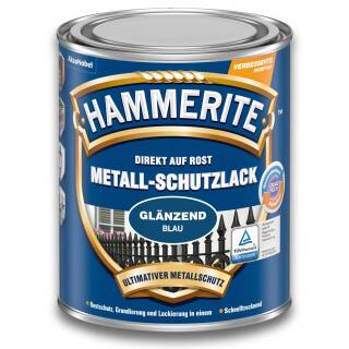 Hammerite Metall-Schutzlack glänzend BLAU 750ml Speziallack Rostschutz Lack