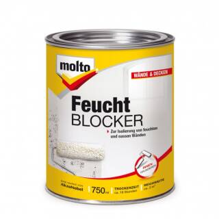 Molto Feucht-Blocker Weiß 750 ml Grundierung Isolierfarbe