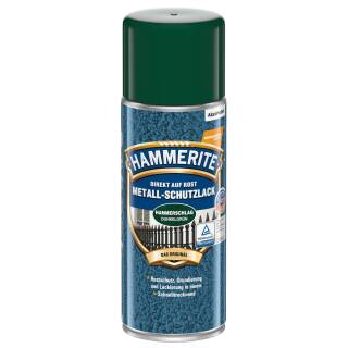 Hammerite Metall-Schutzlack HAMMERSCHLAG DUNKELGRÜN 400ml Spraydose Rostschutz