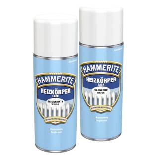 Hammerite Heizkörperlack Spray 400 ml Speziallack Metallschutz Heizung lackieren