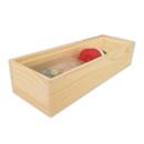 Zeller Ordnungsbox Holzkiste Allzweck Aufbewahrung Spielzeug Büro Haushalt 23x7,5x5 cm Kiefer 13393