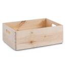 Allzweckkiste Kiefer Holzkiste Holzbox Box Kiste 40x30x15...
