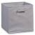 Zeller Aufbewahrungsbox Regalkorb Stoffkiste Kleiderschrank Spielzeug Büro Haushalt 28x28x28 cm Vlies grau 14130