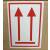 1000 x Gefahrgutaufkleber "Rote Pfeile" Etiketten Sticker Warnung Gefahr Hinweis